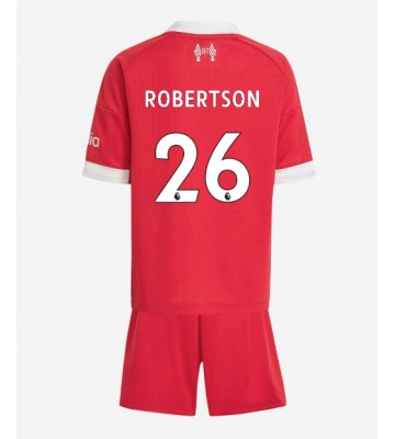 Liverpool Andrew Robertson #26 Replika Hemmatröja Barn 2025-26 Kortärmad (+ Korta byxor)